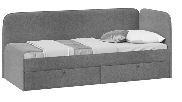 Кровать с мягкой обивкой Молли Тип 1 900 (ТриЯ)